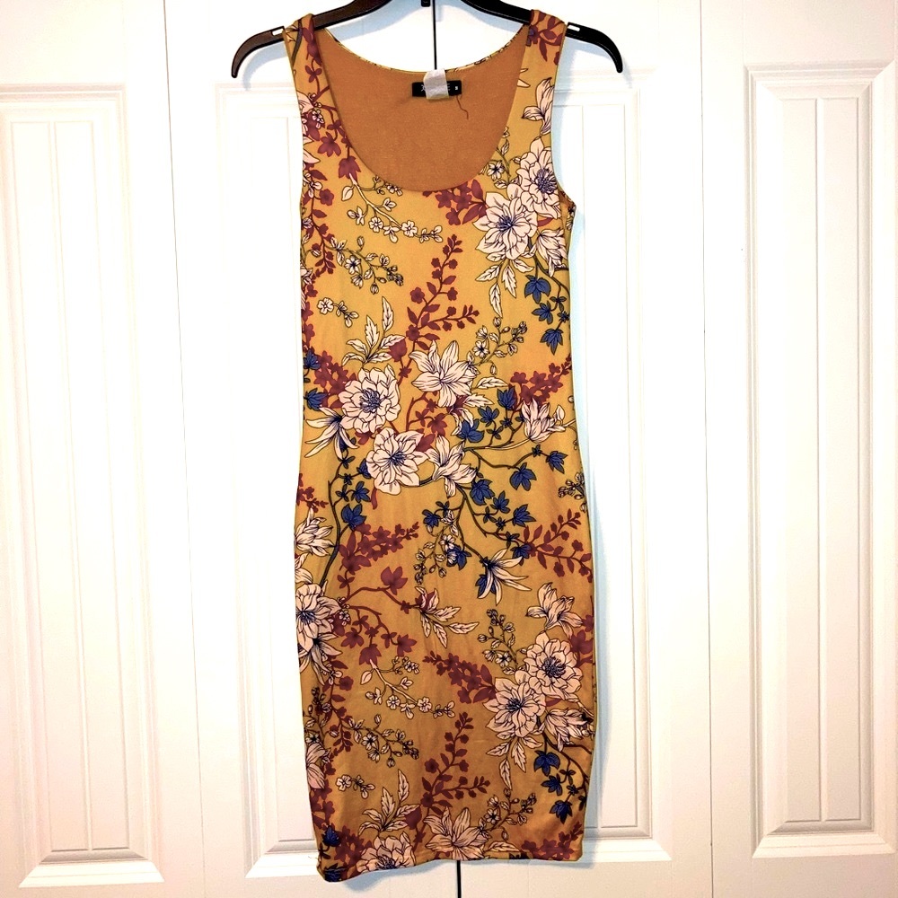Bodycon Floral Dress